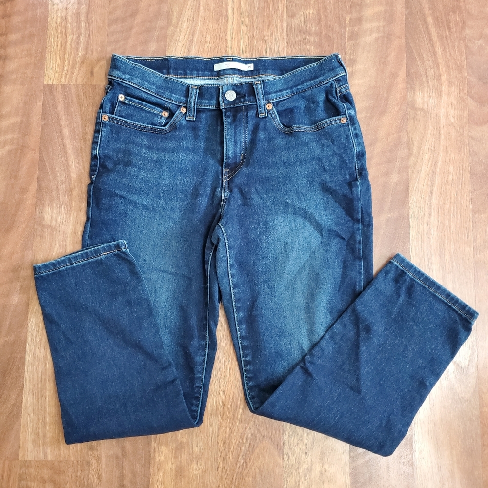 Levi's Blue Boyfriend Jeans 29/30 waist - Picture 8 of 11